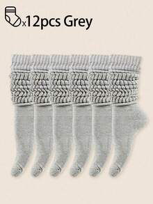 40双/30双/24双男女通用舒适运动袜，适合运动和训练，女士长袜，休闲和商务装，抗菌，柔软，黑白，防臭，吸湿排汗，柔软轻便，适合秋冬，20双/10双/8双/6双/4双/2双 - 彩色 - 查看 20