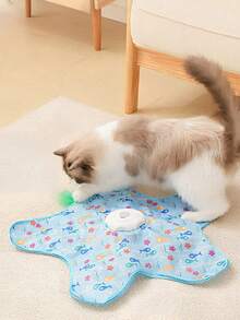 Hide And Seek Interactive Cat Toys, Moving Concealed Wand Feather, Automatic Chargeable Indoor Kitten Exercise Kicker - Multicolor - View 7