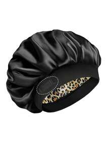 Reversible Satin Bonnet Cap, Adjustable Women Sleep Cap, Double-Sided Hair Care Cap