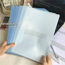 A4 Ombre Document Folder, Thick File Storage Bag