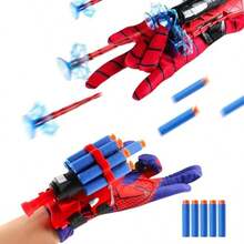 2 Pieces Spider Web Shooter Hero Launcher Wrist Playset, RPG Rocket LauncherGlovesWith Wrist Toys, Fun Decorations, Kids Wrist Playsets, Birthday PartyDecorations,Halloween, Christmas - Đỏ - Xem 8