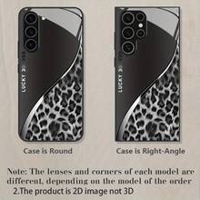 Compatible With Samsung Galaxy S25, S24, S23, S22, S21, S20 FE And Other A Series Models, The New Fashionable Leopard Print Glass Pattern Mobile Phone Case, Compatible Withi Phone17/IPhone17Pro/IPhone17Pro Max 16 15 14 13 12 11 Pro Max And Other Models - 混合顏色 2 - 查看 6
