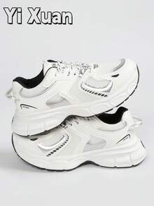 Women Chunky Shoes - White - View 4