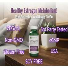 DIM 200mg Estrogen Balance For Women &Amp; Men Diindolylmethane Black Pepper For Non-Cystic Acne, Hormone Balance, Menopause &Amp; Antioxidant Support Vegan Gluten Soy Free Non-GMO USA 2 Month Supply 60 Caps - 白色的 - 查看 4