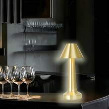 1pc Creative Dumbbell LED Desk Lamp, 3-Color Atmosphere Night Light, Ideal For Office, Reading And Illumination - Bedroom, Study, Living Room Or Office Decor. Best Choice As Birthday, Valentine's Day Or Friendship Gift