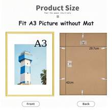 1pc/2pcs Metal Photo Frame, Aluminum Frame, Suitable For Wall Or Desktop Display, Poster, Art Painting, Minimalist & Fashionable Aluminum Alloy Frame, Suitable For Home Living Room, Bedroom, Office Decor, Sizes Include Gold, Silver, Black Aluminum Frames, 30X40cm/A3/A4