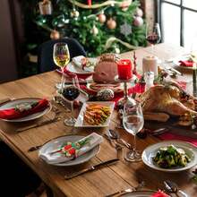 12pcs/1pc Christmas Napkin Rings, Bulk Christmas Chic Napkin Rings For Holiday Birthday Party Anniversary Dinner Wedding Table Decorations, Christmas Decorations Gingerbread - Multicolor - View 7