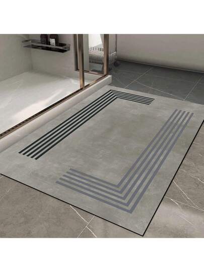 MADE IN TURKEY Pearl Digital Non Slip Printed Turkish Vloerkleed AL4010 Zachte Touch, Washable Tapijt Felt Backing PC's Moderne ative Vloer Mat, Living Room, Bedroom, Kitchen, Hallway Or Entryway Available In Sizes (50x80 40x60, 50x100 50x60, 50x120 40x80, 50x160 60x100 Cm). Quick Drying, Highly Absorbent, Soft, Com Tafel Both Indoor Outdoor view 7