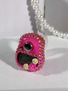 عداد رقمي محمول صغير مزين بأزهار من الراين، قابل للضبط بإحكام، ضغط يدوي مريح للعد، متوفر بألوان متعددة، مناسب للرياضات الخارجية والتلاوة والعد الديني، خفيف الوزن ومحمول، سيناريوهات استخدام متنوعة - متعدد الألوان - مشاهدة 22