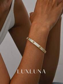 金银手链，优雅优质，适合日常佩戴、约会、聚会和礼物 - 彩色 - 查看 2