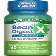 Nature'S Truth Digestive Enzymes | 60 Pills | Bean Digest | Vegan, Non-GMO &Amp; Gluten Free Supplement - Trắng - Xem 1