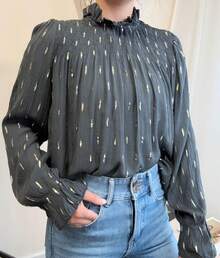 Women Tops - Màu xám đen - Xem 3