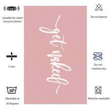 MADE IN TURKEY Covor turcesc antiderapant cu imprimeu digital Pearl – AL4012 Soft Touch, covor lavabil cu suport din fetru antiderapant – Covoraș decorativ modern, potrivit pentru sufragerie, dormitor, baie, hol sau intrare – Disponibil în 5 dimensiuni (40*60, 50*120, 50*0*160, 50*160 cm). Design cu uscare rapidă, foarte absorbant, moale și confortabil. Potrivit atât pentru utilizare în interior, cât și în exterior. - Roz - Vizualizare 6