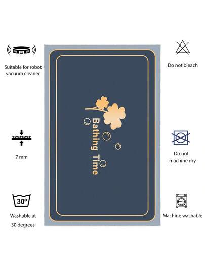 MADE IN TURKEY Pearl Digital Non Slip Printed Turkish Vloerkleed AL4011 Zachte Touch, Washable Tapijt Felt Backing PC's Moderne ative Vloer Mat, Living Room, Bedroom, Kitchen, Hallway Or Entryway Available In Sizes (50x80 40x60, 50x100 50x60, 50x120 40x80, 50x160 60x100 Cm). Quick Drying, Highly Absorbent, Soft, Com Tafel Both Indoor Outdoor view 5