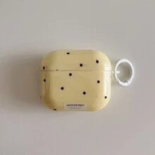 粉色圆点清新耳机盒 适用于 Apple PRO 2/3/2 保护壳 - 黃色 - 查看 4