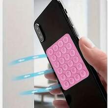 Silicone Suction Cup Phone Case Adhesive Installation, 24 Hole Adhesive Phone Grip, With Higher Suction Power, Detachable Hands-Free Strong Grip Silicone Suction Cup Phone Case, Suitable For Selfies And Videos, Suitable For Influential People, Gifts For Women, Girls And Teenagers - 彩色 - 查看 7