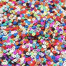 20g/Paket Payet PVC Bulat 4mm - Sekitar 3500 buah Payet Holografik, Cocok untuk Jahit DIY, Bordir, Kerajinan Tangan, Pakaian, Aksesoris, Pertunjukan Panggung, Dekorasi Pesta Festival - MultiWarna - View 21