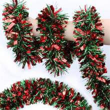 13/32FT Christmas Tinsel Garland Xmas Metallic Tinsel Twist Garland Glitter Christmas Tree Hanging Wreath Decor For Christmas Tree Decorations, Holiday Home Indoor Outdoor Party Supplies Staircase Railing Banister Indoor Outdoor Ornament Home Decor Christmas Decorations Room Decor Winter