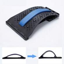 Lumbar Stretcher, Yoga Fitness Waist Stretching Massager, Home Lumbar Board Yoga Assist Device