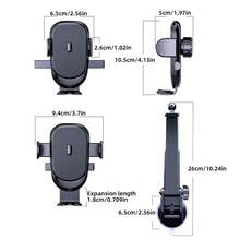 Car Phone Holder, Upgraded Adjustable Phone Holder, Suitable For Dashboard Hands-Free In Car, Compatible With All Smartphones, 360° Rotation, One-Click Suction Applicable To All Smartphones Compatible With IPhone, Android Phone, Gift For Birthday, Family, Friends Phone Stand Phone Accessories