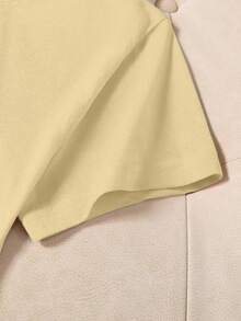 Playeras casual con estampa de árbol de Navidad y letras VIVA, playera viva mexico, para Navidad, Playeras graciosas mujer,Camiseta impresa camiseta de manga corta cuello redondo casual ropa de mujer grande,playera oversize estampada,Regalo Perfecto - Albaricoque - Ver 5