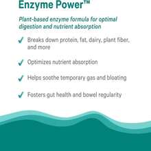 PURE SYNERGY Enzyme Power | Digestive Enzyme Supplement | Digestive Health Enzymes With Nattokinase, Bromelain, And Serrapeptase | For Digestive And Gut Health (90 Capsules) - 白色的 - 查看 4