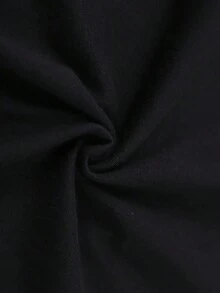 1pc Camiseta Gráfica de Navidad Divertida para Hombre - Dicho "Más Probablemente Será Confundido con un Elfo" con Estampado de Zapatos de Elfo y Copos de Nieve, 100% Algodón Cuello Redondo, Tejido de Punto Ligeramente Elástico, Atuendo Casual de Fiesta para Todas las Estaciones (Tallas S-XXXL) - Negro - Ver 5