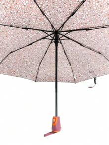 23" Transparent Umbrella With Automatic Opening - Red - View 8
