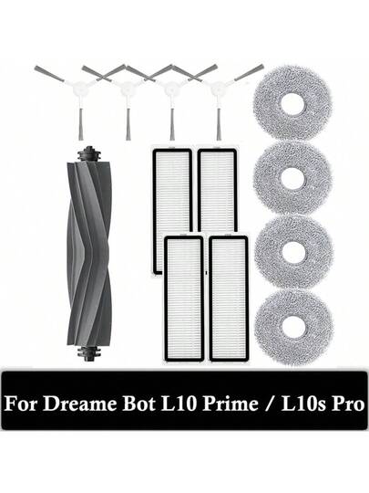 Spare Parts Dreame Bot L10 Prime L10s Pro Accessories Main Side Brush Hepa Filter Mop Cloth Robot Replacement