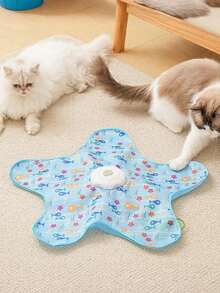 Hide And Seek Interactive Cat Toys, Moving Concealed Wand Feather, Automatic Chargeable Indoor Kitten Exercise Kicker - Multicolor - View 5