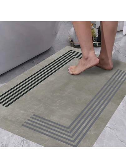 MADE IN TURKEY Pearl Digital Non Slip Printed Turkish Vloerkleed AL4010 Zachte Touch, Washable Tapijt Felt Backing PC's Moderne ative Vloer Mat, Living Room, Bedroom, Kitchen, Hallway Or Entryway Available In Sizes (50x80 40x60, 50x100 50x60, 50x120 40x80, 50x160 60x100 Cm). Quick Drying, Highly Absorbent, Soft, Com Tafel Both Indoor Outdoor view 4