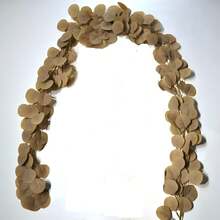 78.7 英寸人造桉树花环绿植仿花环散装银元桉树叶藤蔓植物适用于家居餐桌派对婚礼拱门墙壁花园室内外装饰 - 綠色 - 查看 17