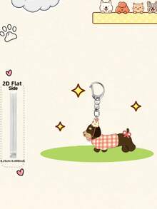 5/1pc Kawaii Cute Dachshund Keychain Bag Pendant For Daily Wear And Holiday Gift,INS Style. Dachshund Keychain School Supplies Teacher Gifts Back To School Teacher Accessories.Friends The Show,Everyday Bag Accessory, Bag Charm, Lanyard, Key Holder, Car Keyring. Ideal For Baking Lovers Gifts, Christmas Gifts,Boyfriends, Girlfriends, Family Members. Gift Ideas