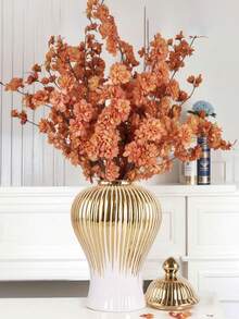 1 إناء سيراميك فاخر أوروبي للتخزين العام، ديكور طاولة للمنزل وغرفة المعيشة ومدخل المنزل والفندق، أفضل هدية عيد الميلاد، ديكور للمنزل والزفاف وحفلات عيد الحب وأعياد الميلاد، إناء زهور - متعدد الألوان - مشاهدة 7