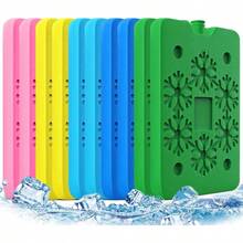 10PCS Hielos Reutilizables para Lonchera, Multicolor Pack, Talla XL, Apto para Hielera Portatil, Lonchera Termica, Hielera, Campings, Mantener los Alimentos Fros! - Multicolor - Ver 1