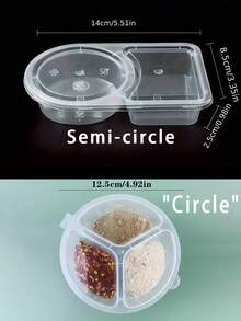 20pcs Portable Dual Compartment Condiment Containers - Reusable Plastic Sauce And Dip Trays, Multi-Function Dip Cups With Lids, Salad Sauce Take-Out Containers, Seasoning Boxes With Dual Compartments, Dual Compartment Snack Containers For Take-Out Sauces, Back To School, Halloween, Travel Snacks And Sauces, Beach Snacks, Christmas, Halloween, Mother's Day, 4th Of July, Parties, Birthday Parties, Gatherings