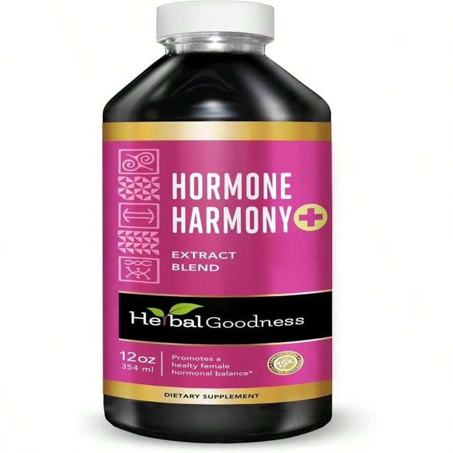 Herbal Goodness Hormone Harmony, Menopause Supplements For Women, Hormone Balance For Women, Perimenopause Supplements, Organic Estrogen Supplement, Happy Hormones, Fertility, Lactation 1 Btl (12oz) - Flavor NameA - 查看 1