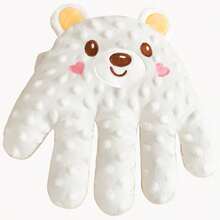 1pc Bear Pattern Infant Calming Hand Pillow, Anti-Startle Pressure Pillow, Baby Hugging Sleep Safety (Random Hand Direction)