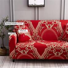 1 husă de canapea elastică din mătase lapte, cu imprimeu floral vintage și frunze, pentru canapea, potrivită pentru animale de companie, pentru toate anotimpurile, pentru dormitor, birou, sufragerie, decor pentru casă, moale și respirabilă, față de pernă gratuită (insertul de pernă nu este inclus)