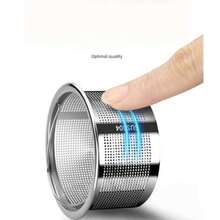 HUIXUANLIN قطعة واحدة من سلة المصفاة المثقبة المضادة للانسداد من الفولاذ المقاوم للصدأ 304، ملحقات بالوعة المطبخ، موسع أنبوب بالوعة الحوض، موسع أنبوب بالوعة حوض المسح، سلة بالوعة الحوض الفردية/المزدوجة