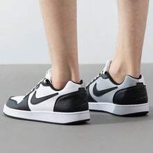 Nike 男士 EBERNON 复古黑白撞色低帮运动鞋，休闲运动鞋 AQ1774-102，2026 新款上市 - 白色 - 查看 10