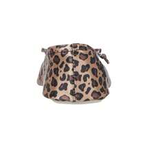 Isotoner Women's Satin Ballerina Slippers With Soft Tie Bow And Suede Sole - 獵豹 - 查看 6