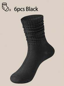 40双/30双/24双男女通用舒适运动袜，适合运动和训练，女士长袜，休闲和商务装，抗菌，柔软，黑白，防臭，吸湿排汗，柔软轻便，适合秋冬，20双/10双/8双/6双/4双/2双 - 彩色 - 查看 15