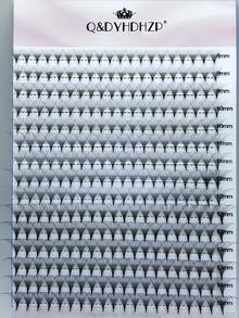 300pcs/Pack 3D/6D/10D/20D/30D/40D Delicate & Voluminous Pre-Made Lash Clusters, Imported Material, Fluffy & Soft, Pre-Made Lash Extension, Various Sizes 8mm-15mm, Lash Clusters, Individual Lashes, False Eyelashes - D - View 5