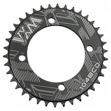 104BCD Mountain Bike Single Chainring, 7075 Aluminum Alloy Closed Tooth Chainring, 32T/34T/36T/38T