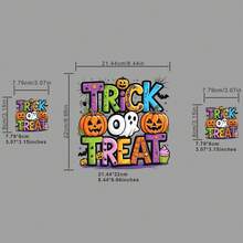 3 قطع/3 قطع/4 قطع من ملصقات عناصر الرسائل لهالوين للخدع، ملصقات قابلة للغسيل من الدرجة الأولى للتطبيق بالحرارة على الملابس والقمصان والحقائب والوسائد والشارات والقبعات البيسبول والحقائب وغيرها