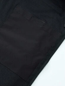 Men's Outdoor Multi-Pocket Utility Vest, Lightweight Breathable Tactical Gilet With Zipper Pockets, Large Storage Sleeveless Jacket For Fishing, Hiking, Camping, Photography And Daily Work - 黑色 - 查看 5