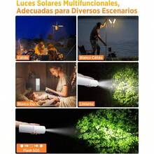 Linterna de camping, luz porttil, 8000 mAh, linterna recargable para emergencias, huracanes, tiendas, cortes de energa AY - ST2303 - AY-ST2303 - Ver 4
