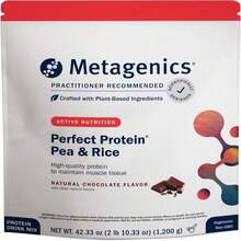 Metagenics Perfect Protein Pea &Amp; Rice - Featuring OptiProtein, A Balanced Combination Of Proprietary Pea And Rice Protein With Added BCAAs - Chocolate Flavor - 30 Servings - 4233 Oz - Flavor NameA - 查看 1