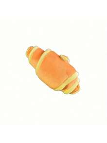Realistic Baguette Croissant Dog Toy | 2-In-1 Squeaky Treasure Search + Scent Training | Separation Anxiety Relief For Small/Medium Dogs | Chew Toy, No Battery Needed